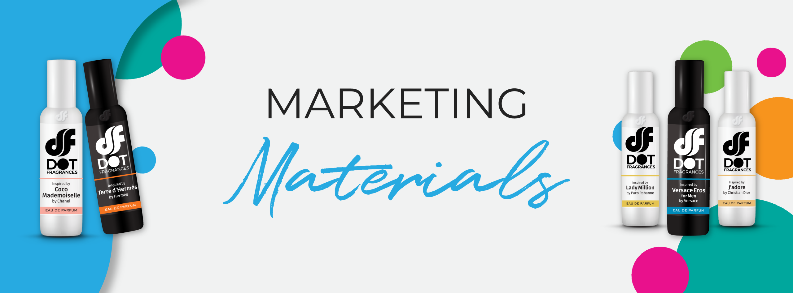 Dot Fragrances Banners (Mobile) Marketing Materials